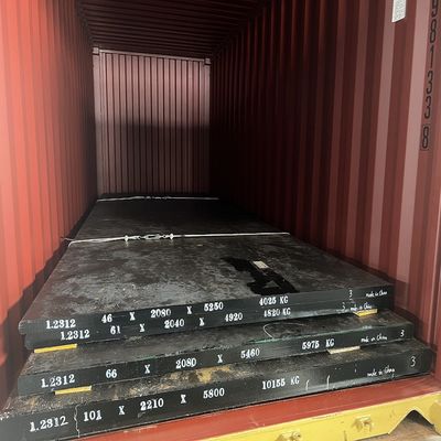 1.2312 plaques d'acier en forme de plastique faciles à usiner plaques d'acier allié